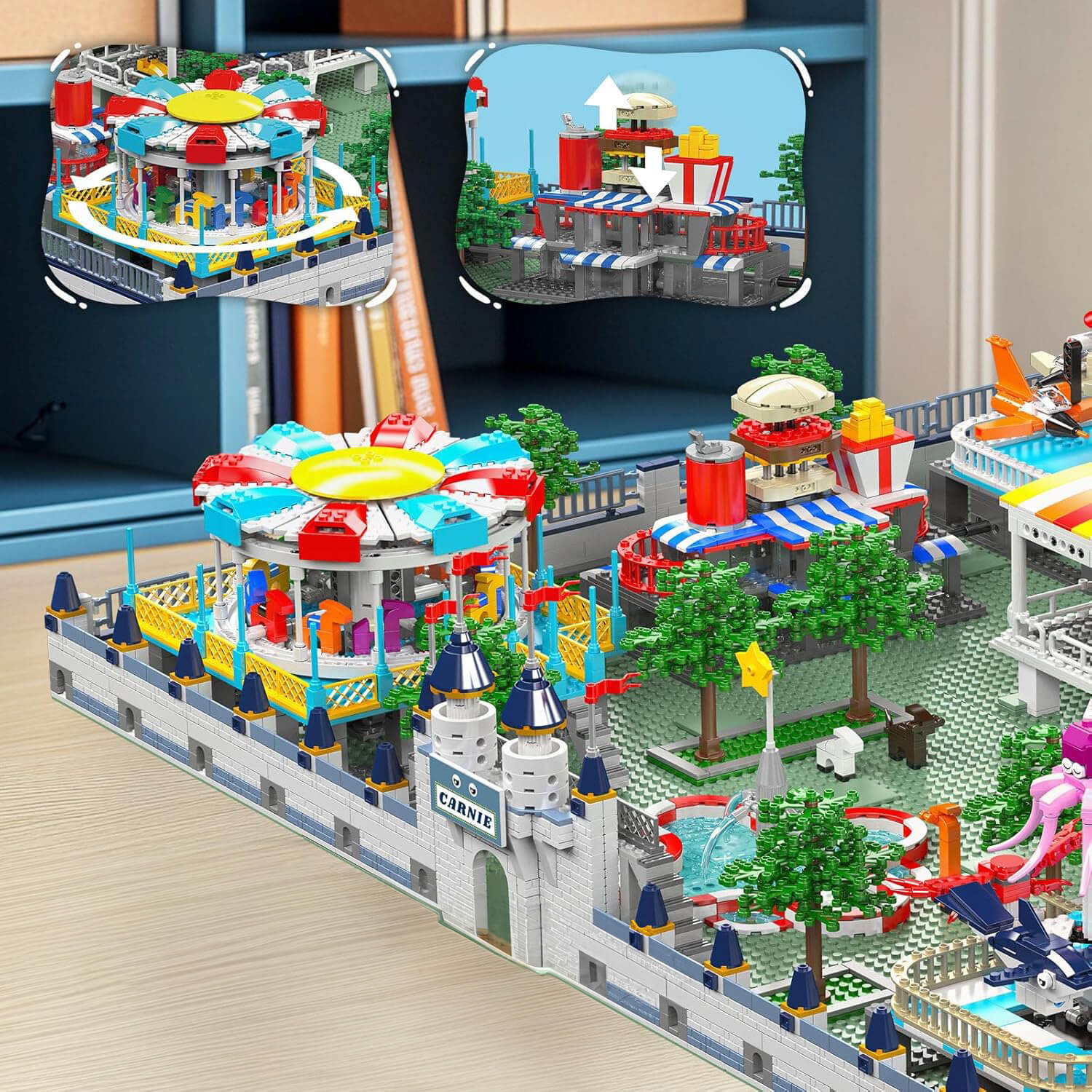 Motorized Amusement Park - Ultimate Edition - Building Blocks Set | Power Brickz