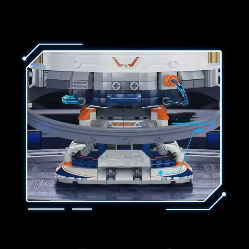 Space Explorer Helmet - Building Blocks Set | Power Brickz