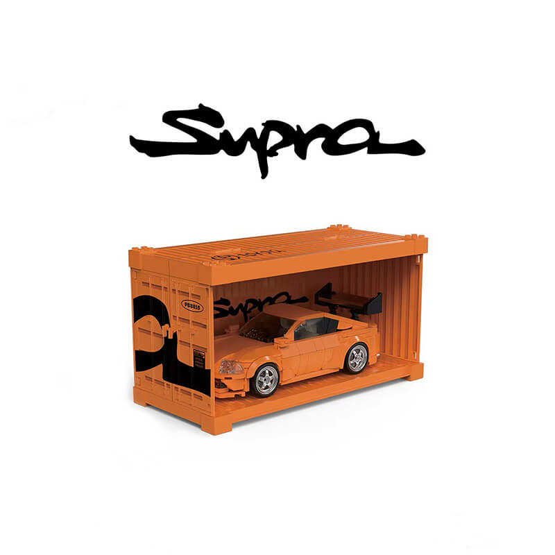 Toyota Supra A - Building Blocks Set | Power Brickz