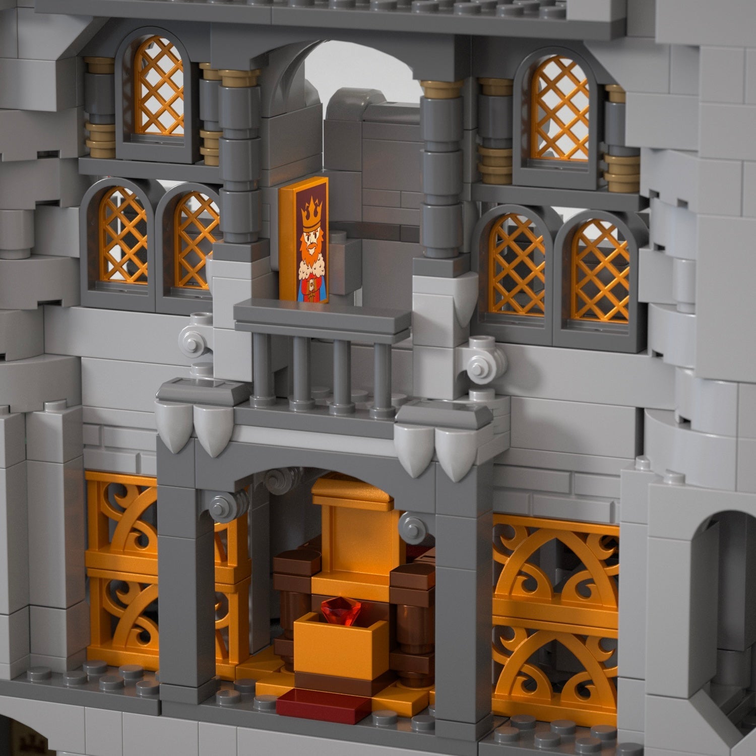 Holy Sword Castle | 2486pcs — view 14 | Power Brickz
