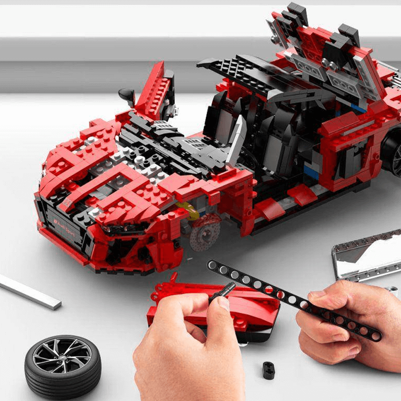Audi R8 Spyder - Building Blocks Set | Power Brickz