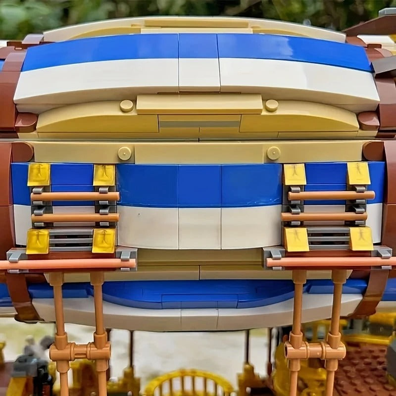 SteamPunk Airship - Building Set | Power Brickz