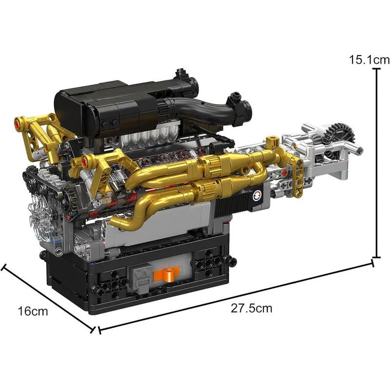 6.5L V12 N/A Valkyrie Engine Kit | 973pcs - Power Brickz