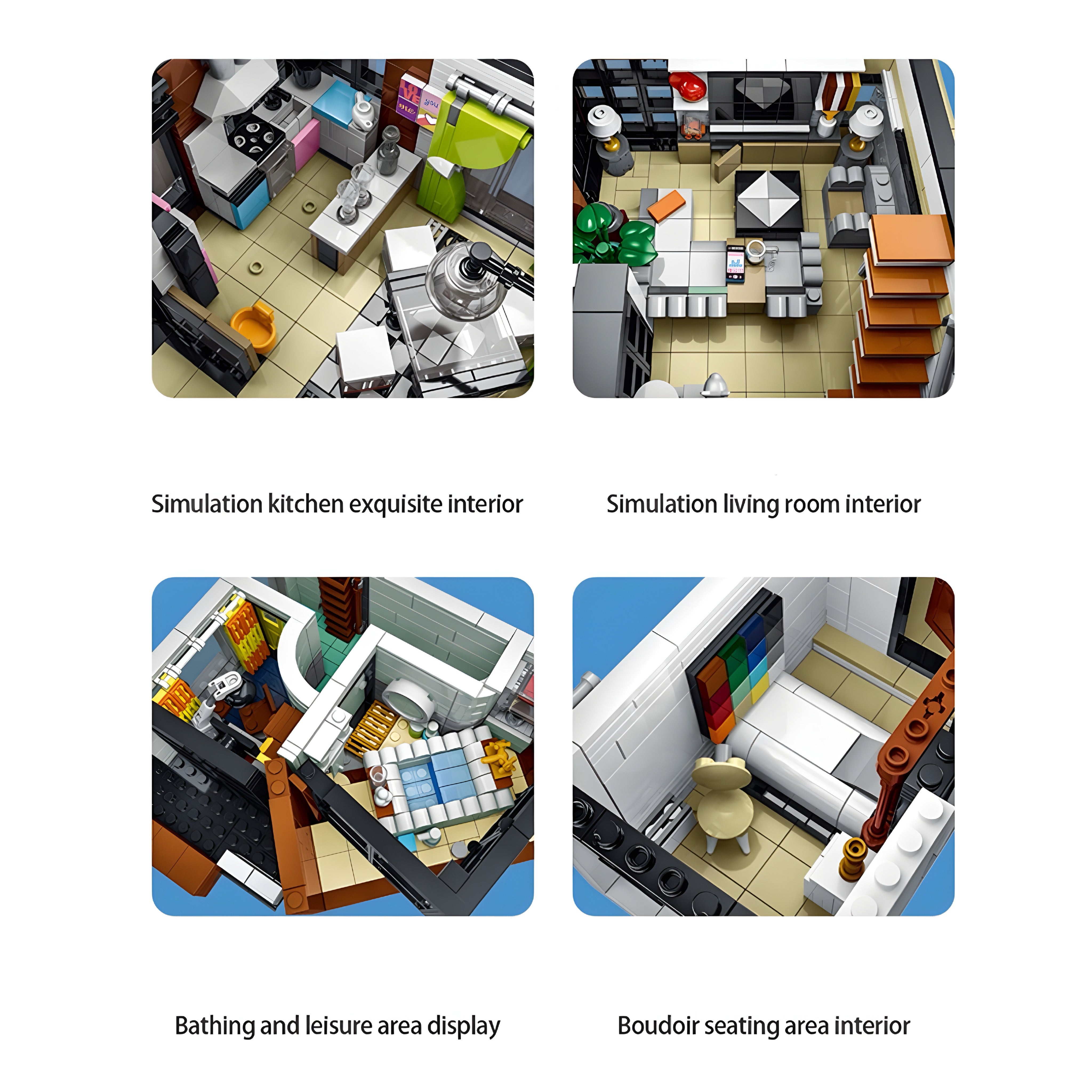 The Design Loft | 3446pcs — view 4 | Power Brickz