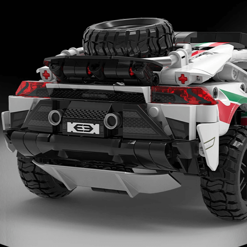 Extreme Off-Road Sterrato Supercar - Building Blocks Set | Power Brickz