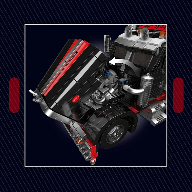 Rugged American Pickup - Building Blocks Set | Power Brickz