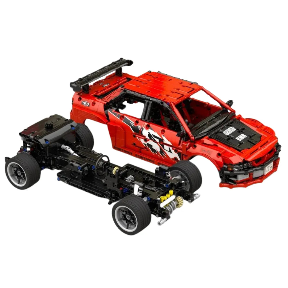 Power Brickz Sean's Lancer Evolution IX | 1681pcs SKU MOC-227138