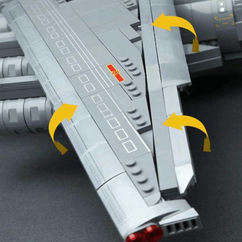 Xi'an Y-Cargo Aircraft - Building Blocks Set | Power Brickz