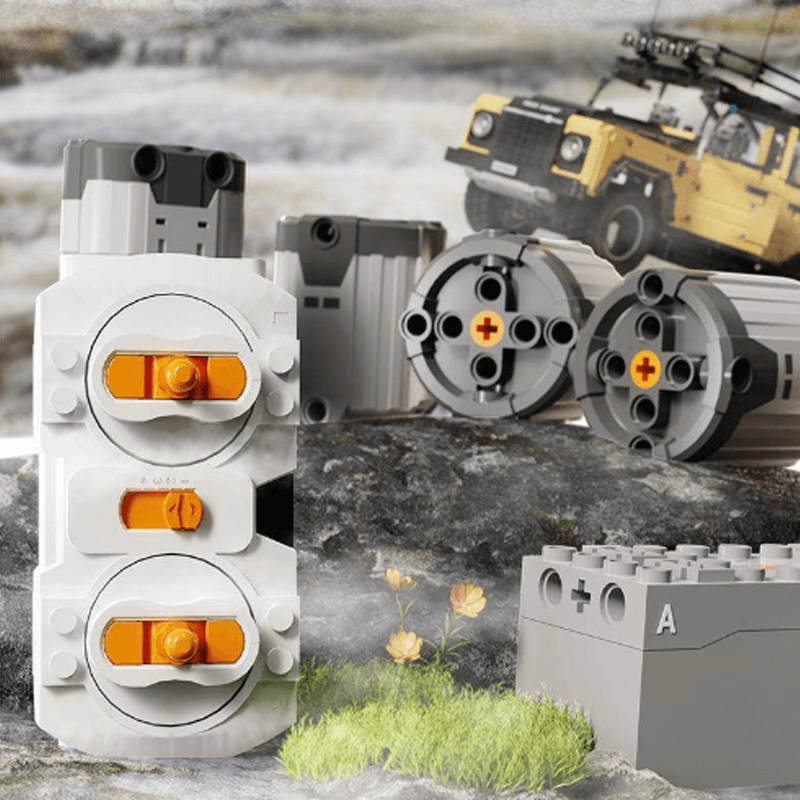 Land Rover Defender Safari Edition - Building Blocks Set | Power Brickz