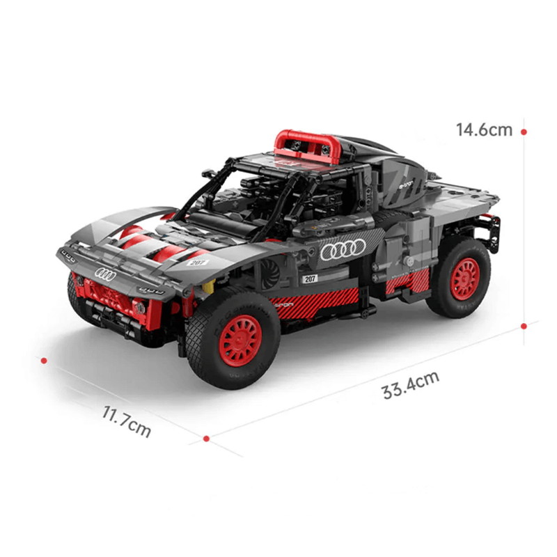 Remote Controlled 4x4 RS Q e-tron - Building Blocks Set | Power Brickz