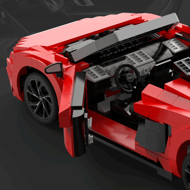 Audi R8 Spyder - Building Blocks Set | Power Brickz
