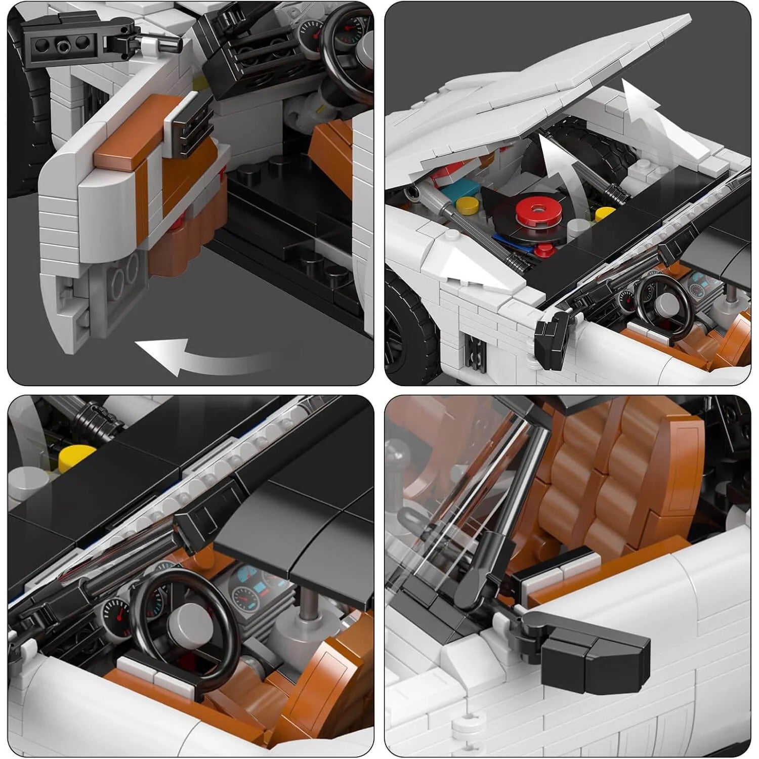 ’70s American Sports Coupe | 1346pcs - Power Brickz