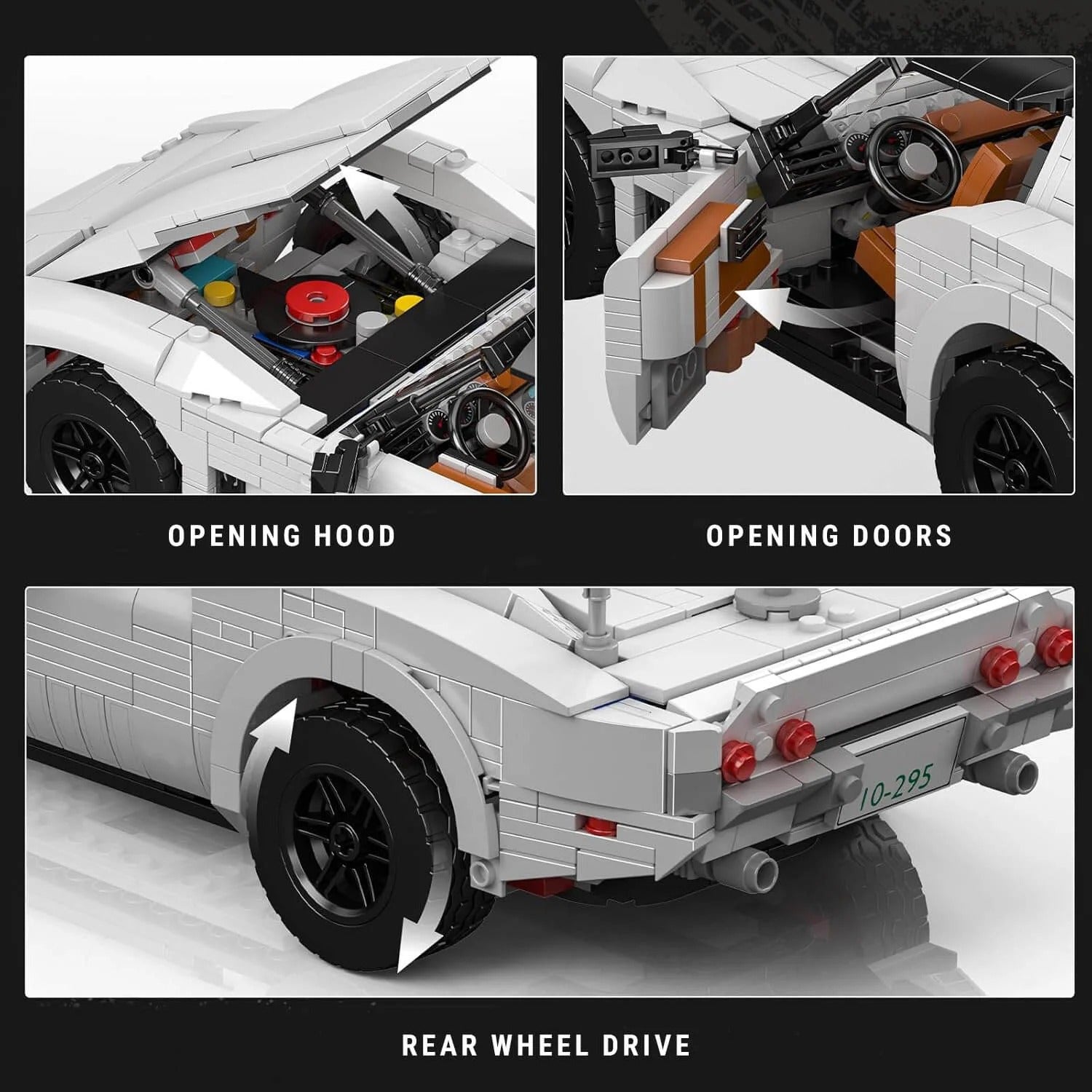 ’70s American Sports Coupe | 1346pcs - Power Brickz