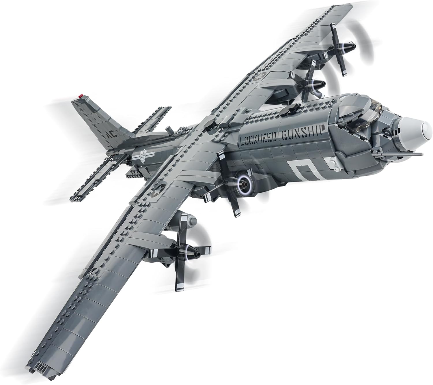 AC-130 Hercules Gunship Aircraft | 1713 Pcs 1:40 | Power Brickz