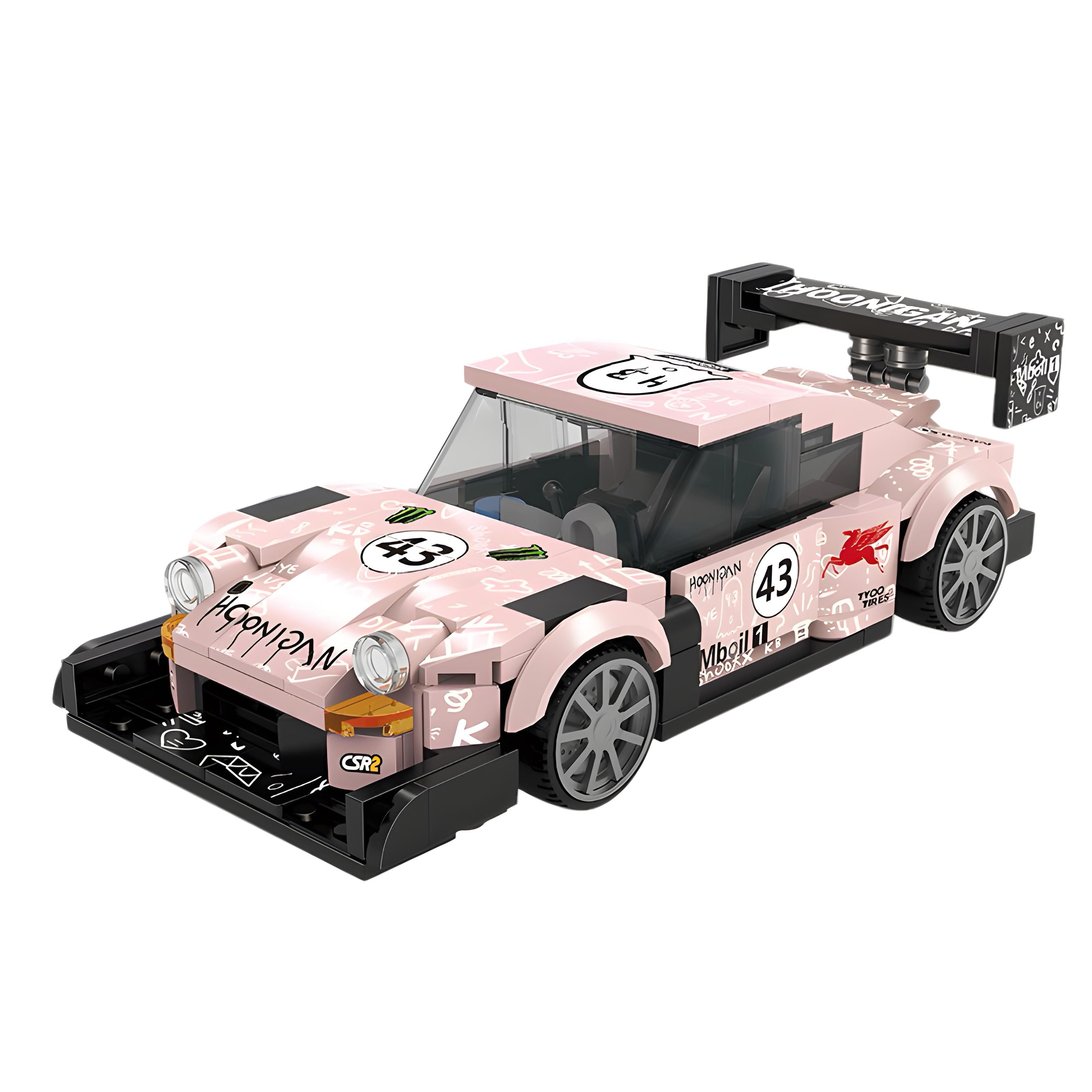 Ken Block's 1400HP Hoonipigasus Building Blocks Car – 348 pieces – collector-grade vehicle replica