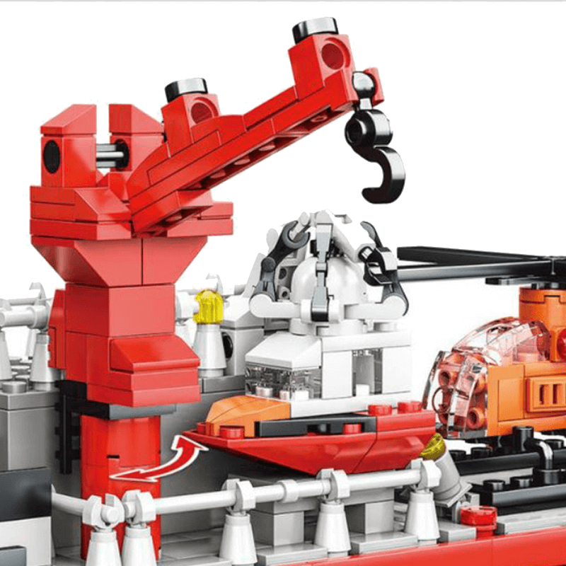 Beijing Ocean Leader Icebreaker - Building Blocks Set | Power Brickz