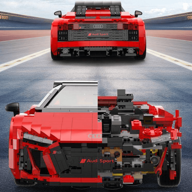 Audi R8 Spyder - Building Blocks Set | Power Brickz