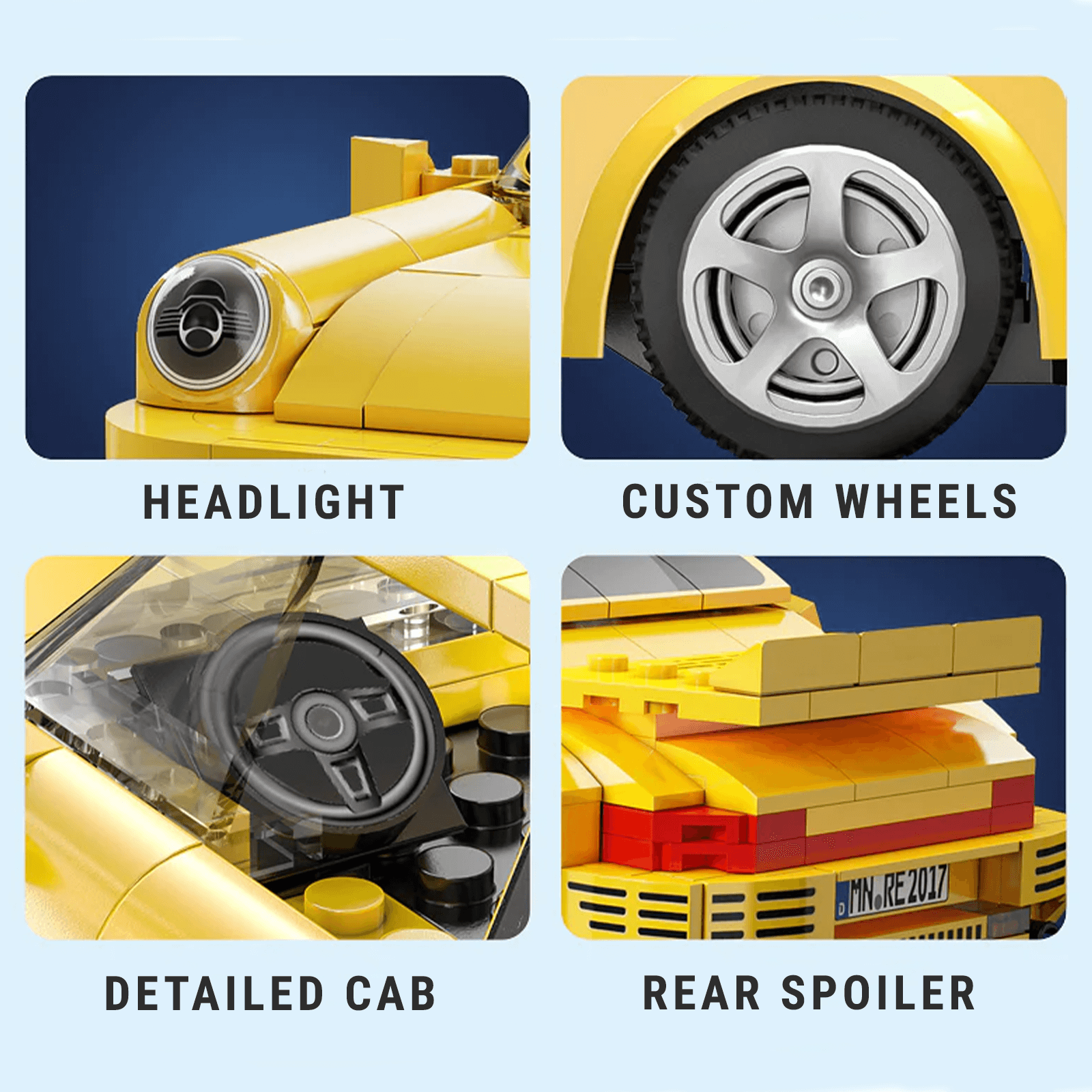 RUF CTRYellowbird - Building Blocks Set | Power Brickz