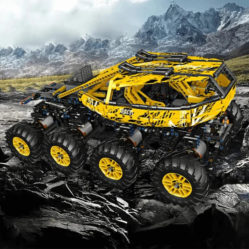 8-Wheel Drive Off-Roader - Building Blocks Set | Power Brickz