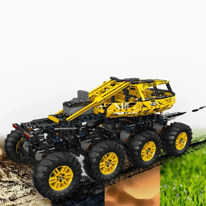 8-Wheel Drive Off-Roader - Building Blocks Set | Power Brickz