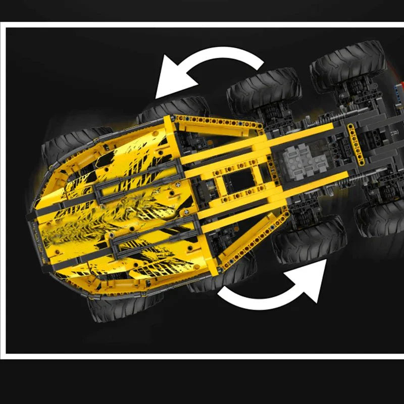 8-Wheel Drive Off-Roader - Building Blocks Set | Power Brickz