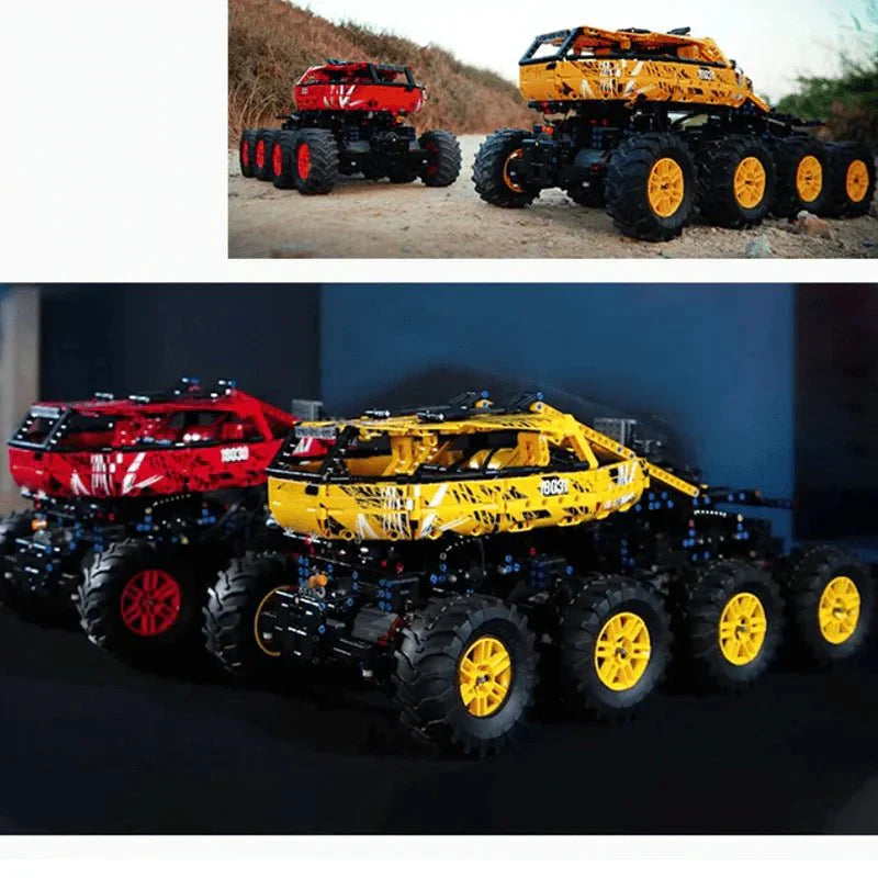 8-Wheel Drive Off-Roader - Building Blocks Set | Power Brickz