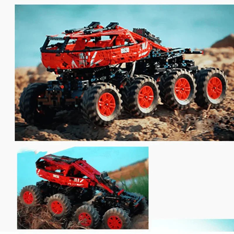 8-Wheel Drive Off-Roader - Building Blocks Set | Power Brickz