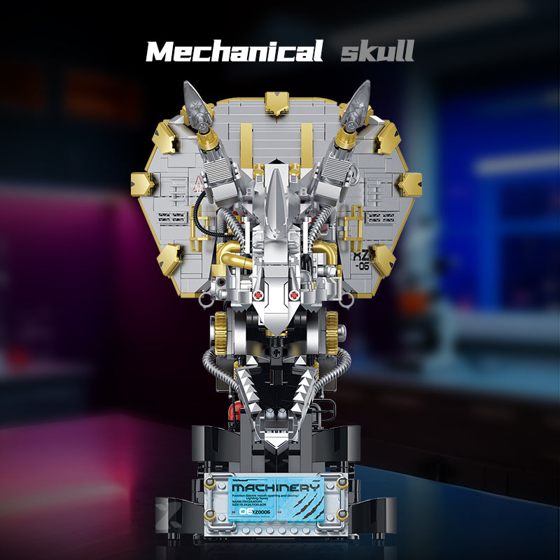 Cyber Triceratops Head | 928pcs — view 5 | Power Brickz