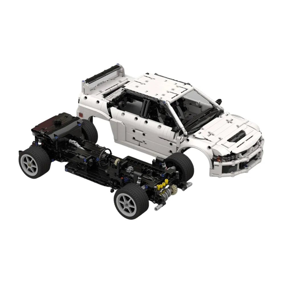 Power Brickz Lancer Evolution VIII JDM | 1589pcs SKU MOC-232825