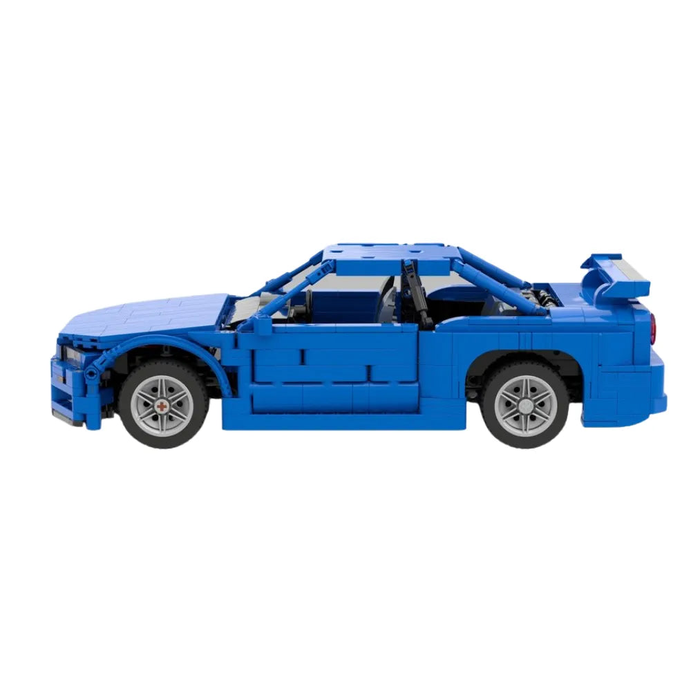 Power Brickz Skyline R34 GTR Vspec | 1095pcs SKU MOC-174789