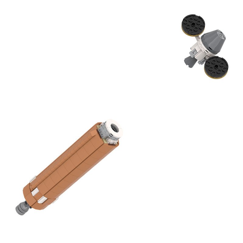 88cm Ares I Rocket - Building Set | Power Brickz