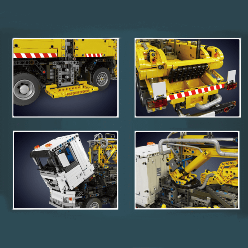 Industrial Pneumatic Concrete Pump - Building Blocks Set | Power Brickz