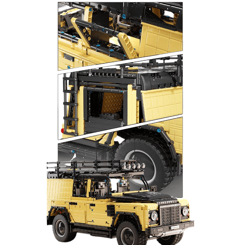 Land Rover Defender Safari Edition - Building Blocks Set | Power Brickz