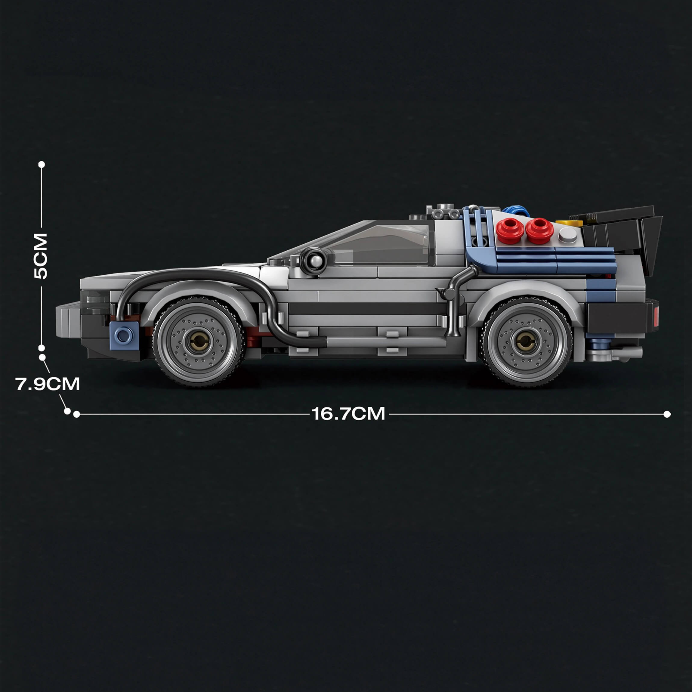 Classic Time Traveling Machine - Building Blocks Set | Power Brickz