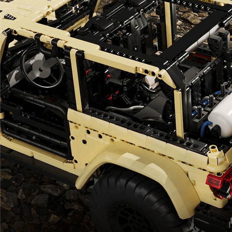 All-Terrain Wrangler Sahara 4x4 - Building Blocks Set | Power Brickz