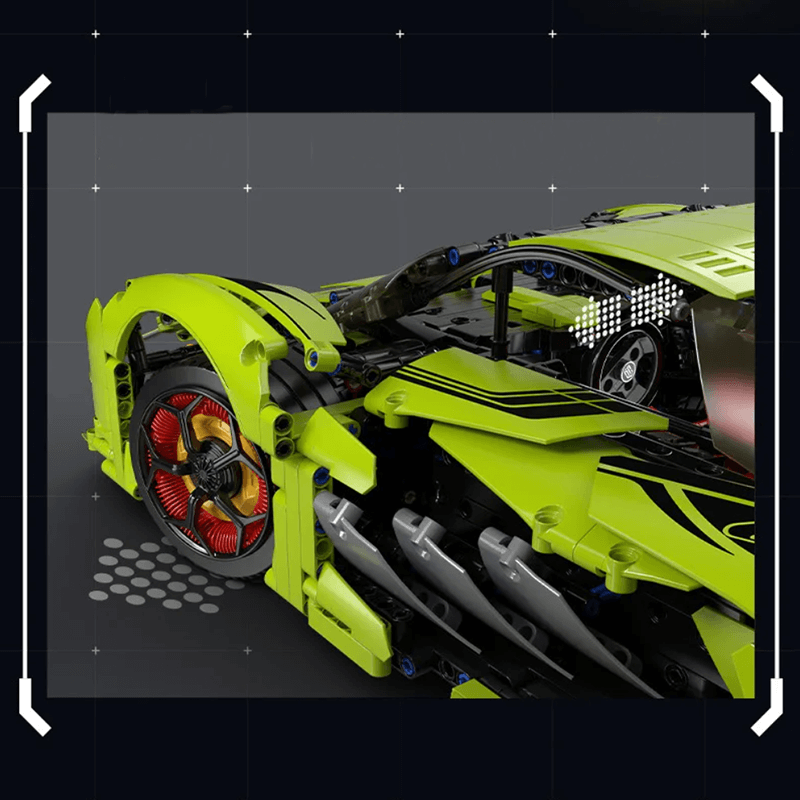 Italian Lambo Hyperconcept Supercar - Building Blocks Set | Power Brickz