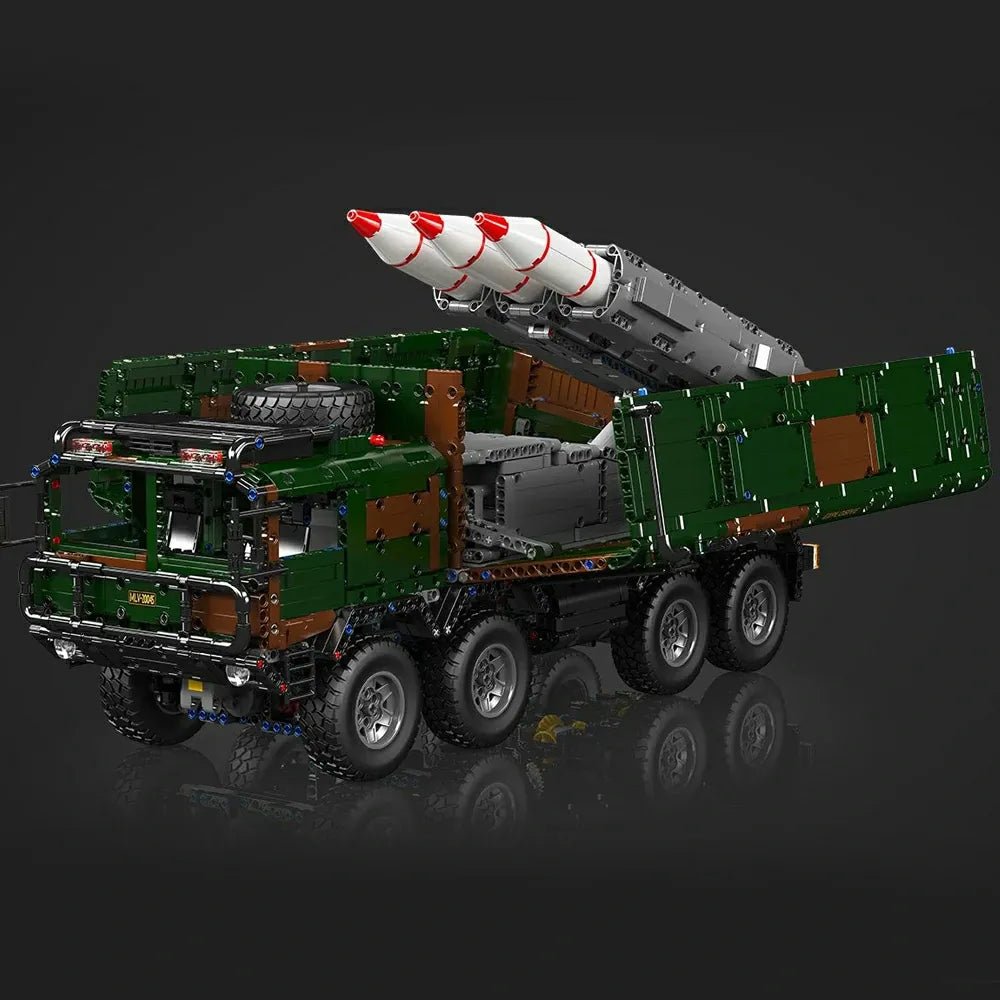 8x8 Desert Heavy Hauler - Building Blocks Set | Power Brickz