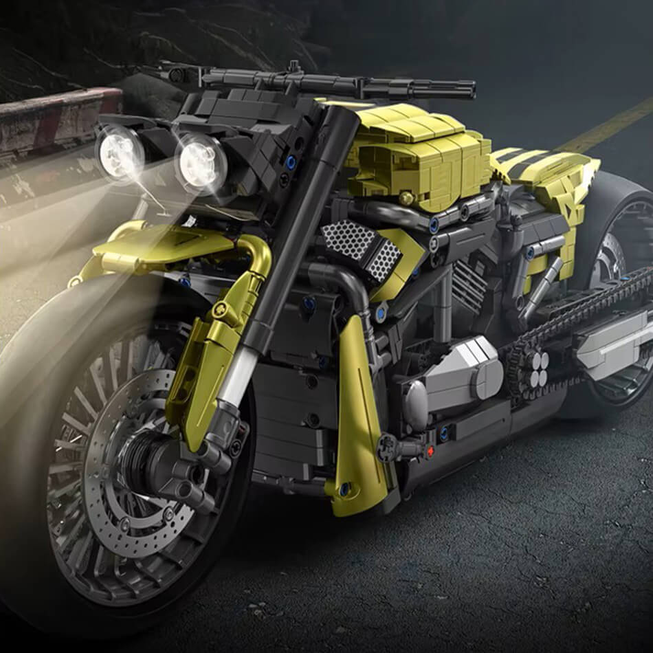 Legendary American Chopper Bike - Building Blocks Set | Power Brickz