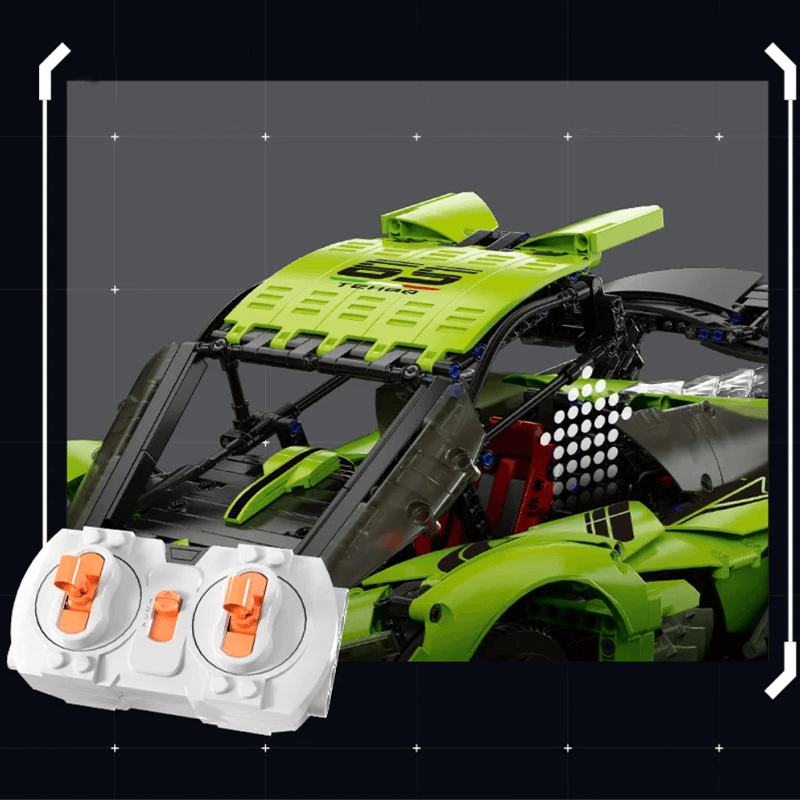 Italian Lambo Hyperconcept Supercar - Building Blocks Set | Power Brickz