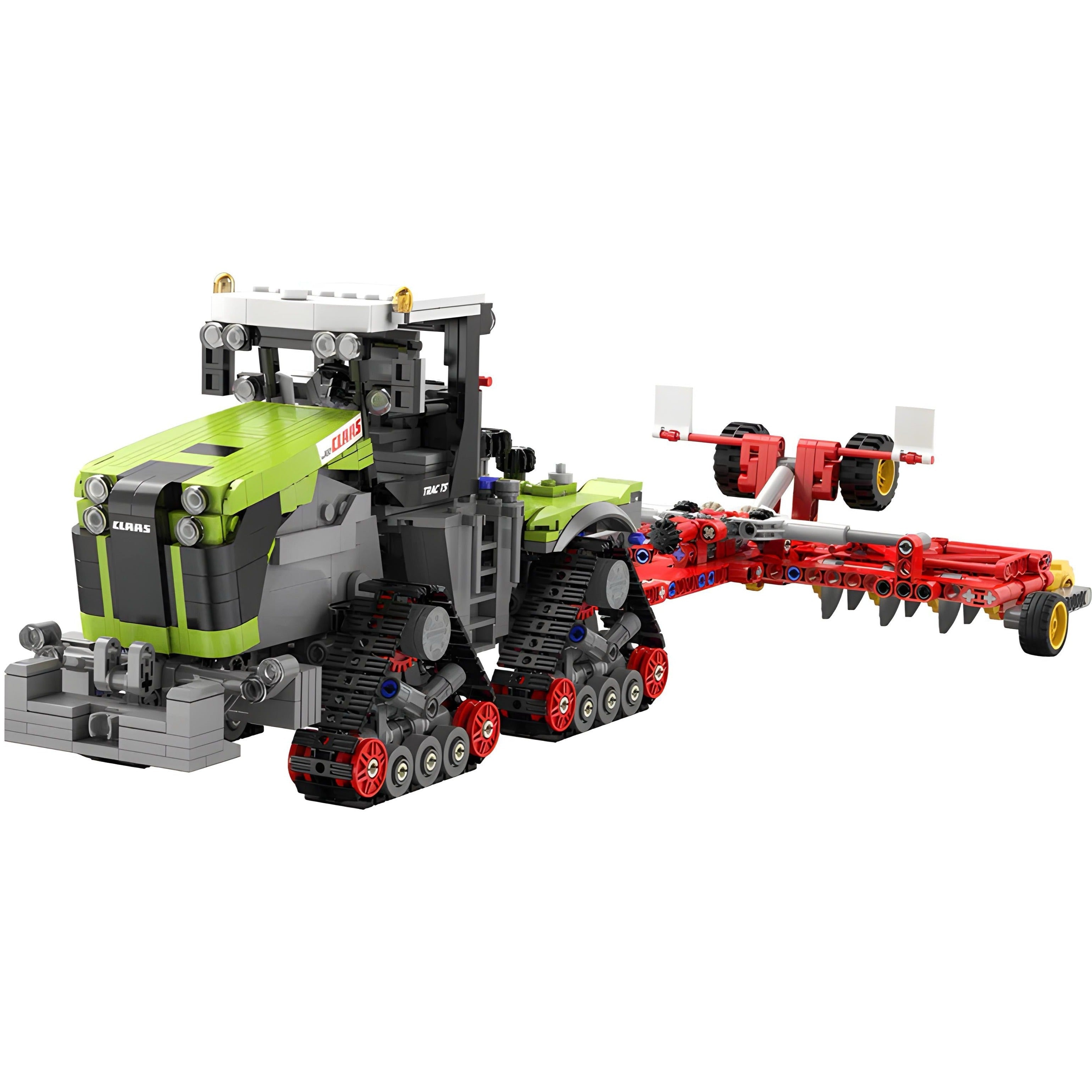 Claas Xerion 5000 Trac TS | 1336pcs building blocks kit — Power Brickz