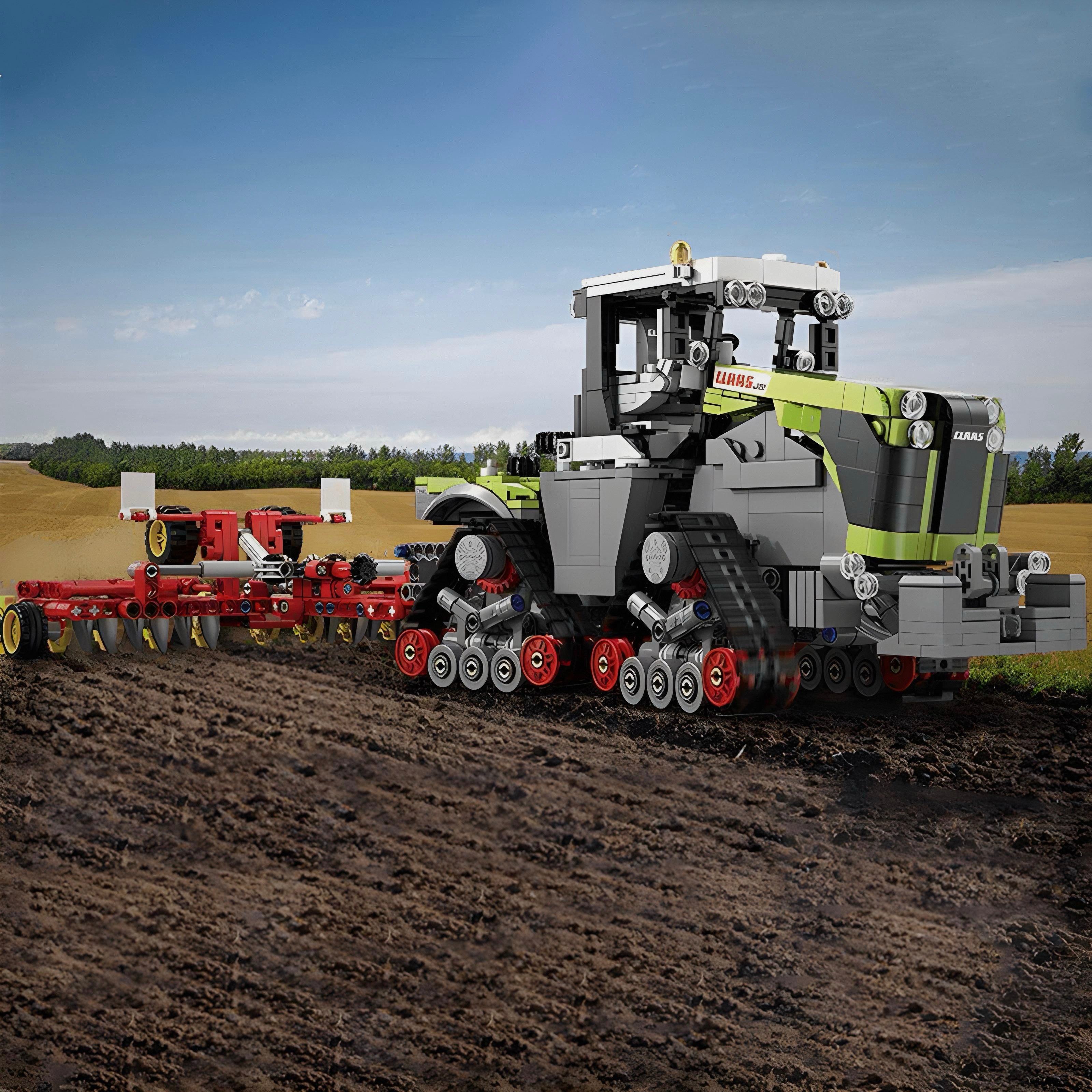 Claas Xerion 5000 Trac TS | 1336pcs — view 5 | Power Brickz