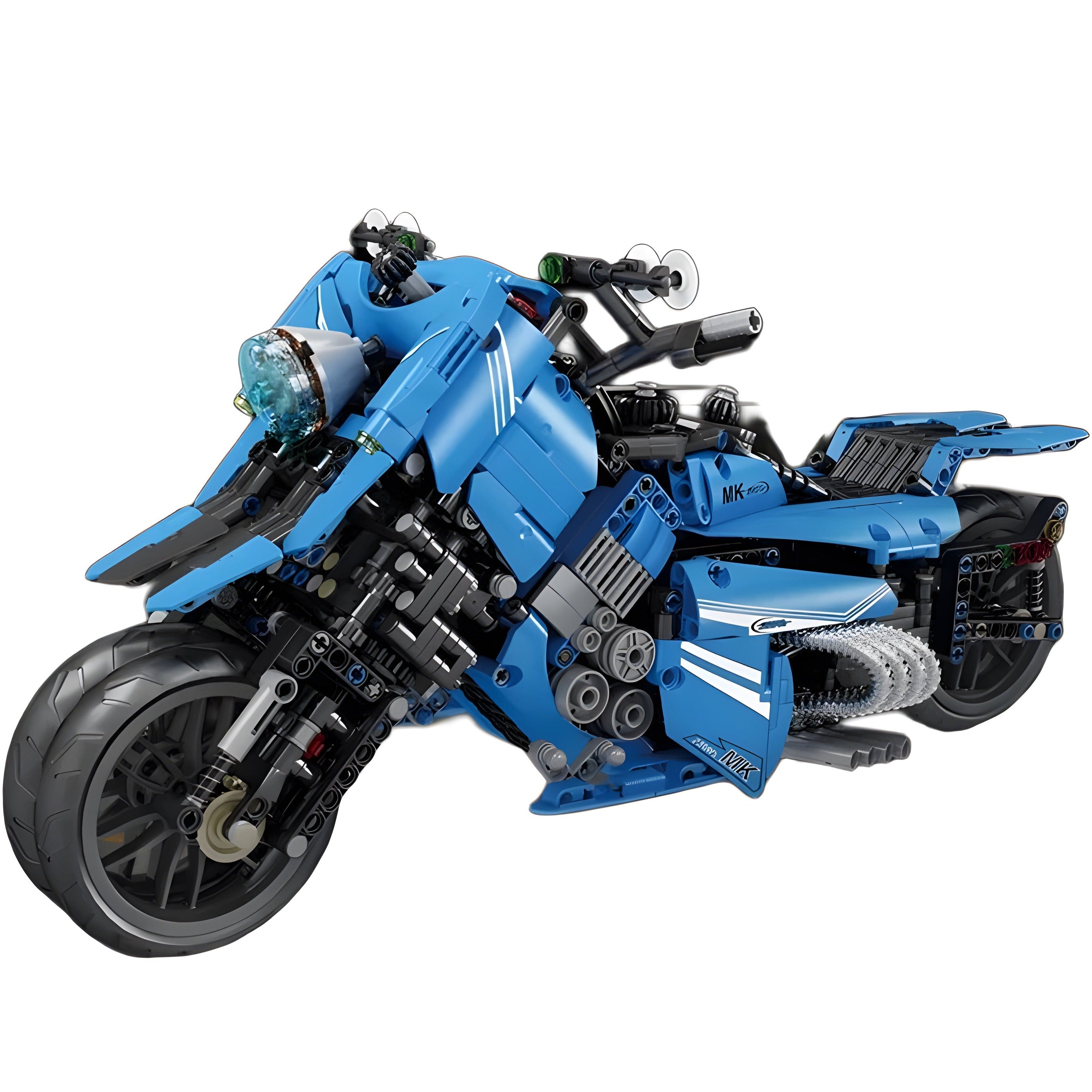 Split Wheel Motorbike | 1535pcs building blocks kit — Power Brickz