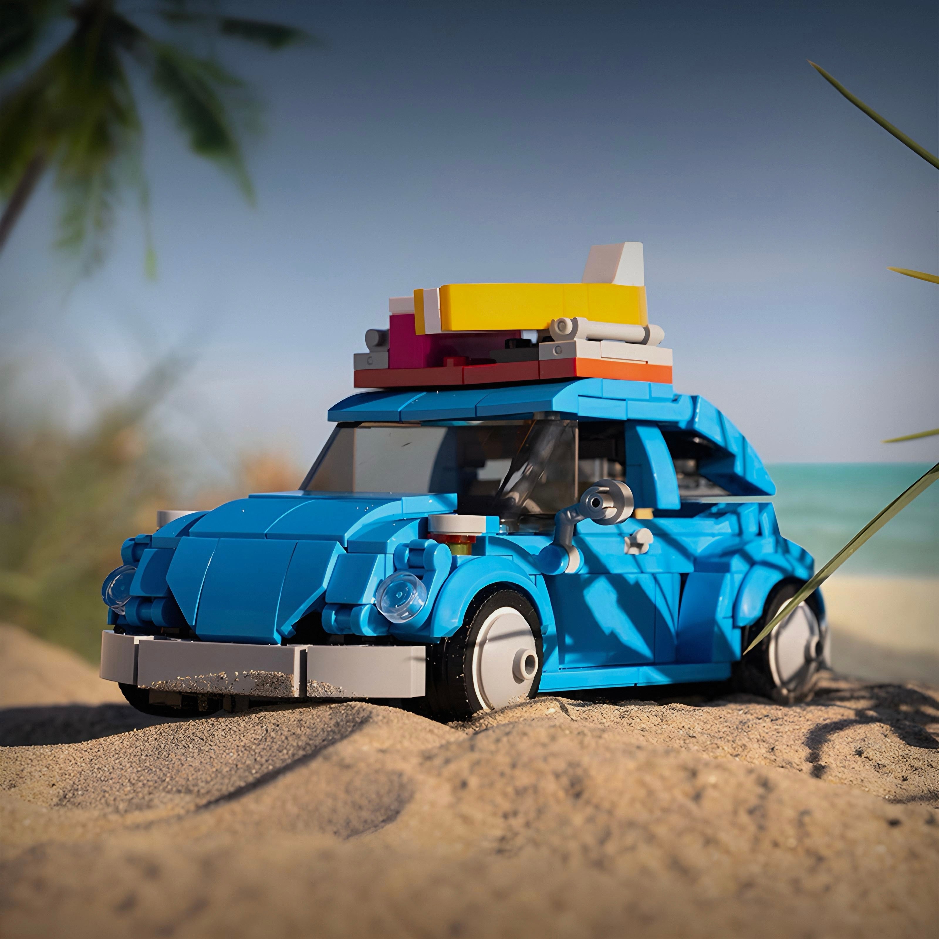 Camperized Beetle | 348pcs — view 5 | Power Brickz