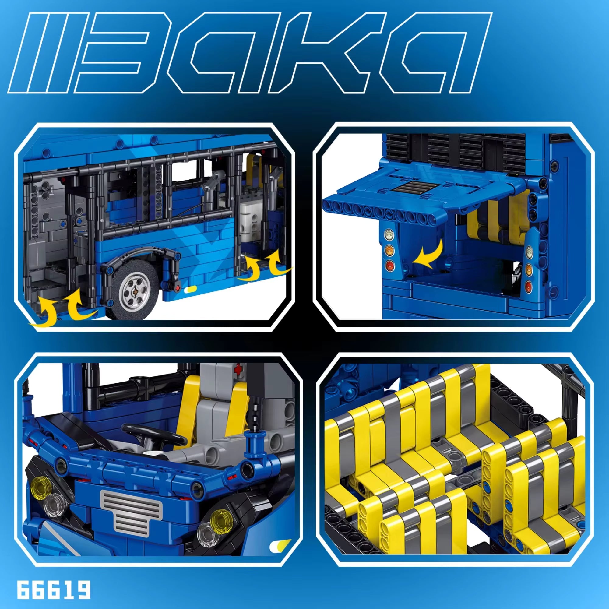 Double Decker City Bus Technic | 2692 Pcs