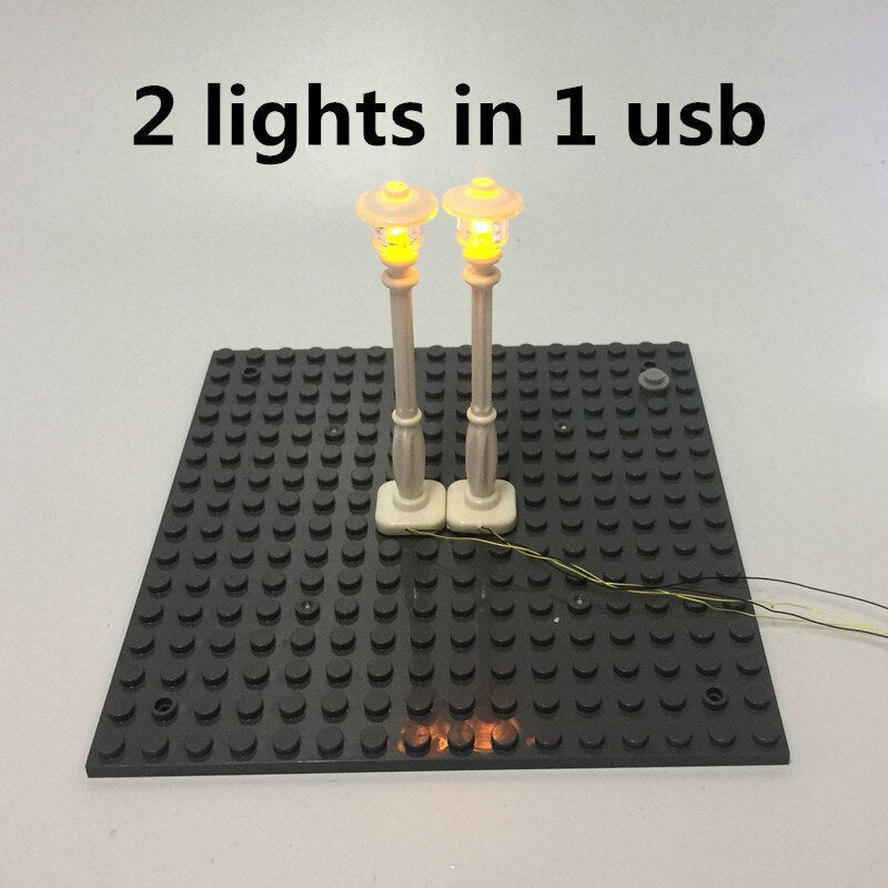 2x LED Lamp Post USB | LED Accessory | Power Brickz