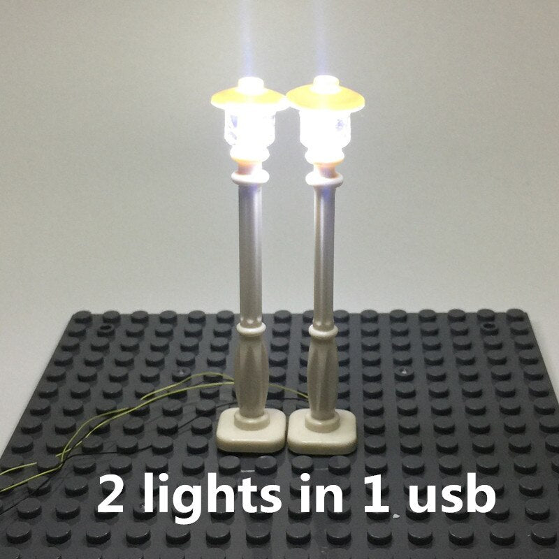 2x LED Lamp Post USB | LED Accessory | Power Brickz