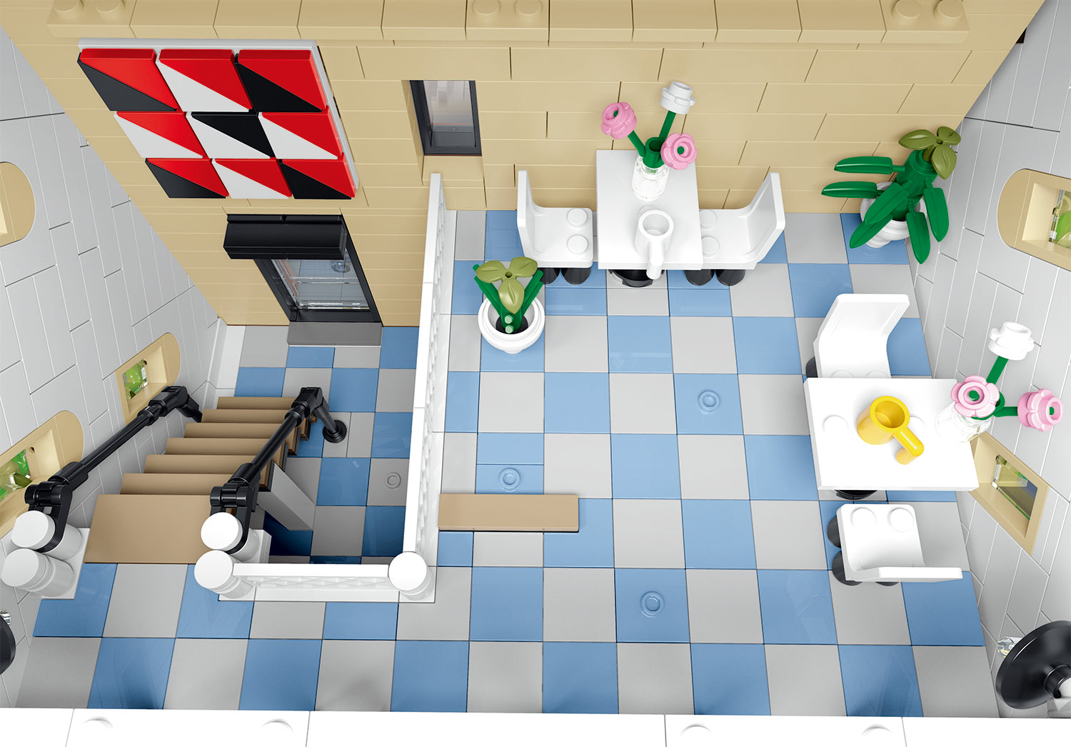 Upside Down Cafe | 3120pcs — view 7 | Power Brickz