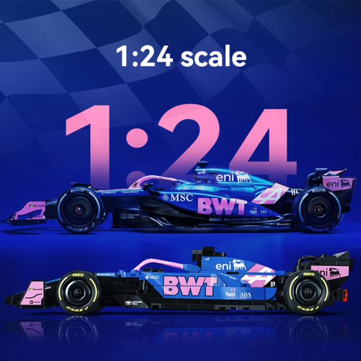 BWT Alpine Formula One Team | 302pcs — view 6 | Power Brickz