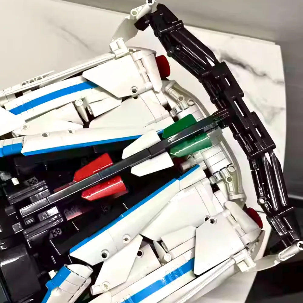 Maranello Legend V12 – brick-built display model made from building blocks