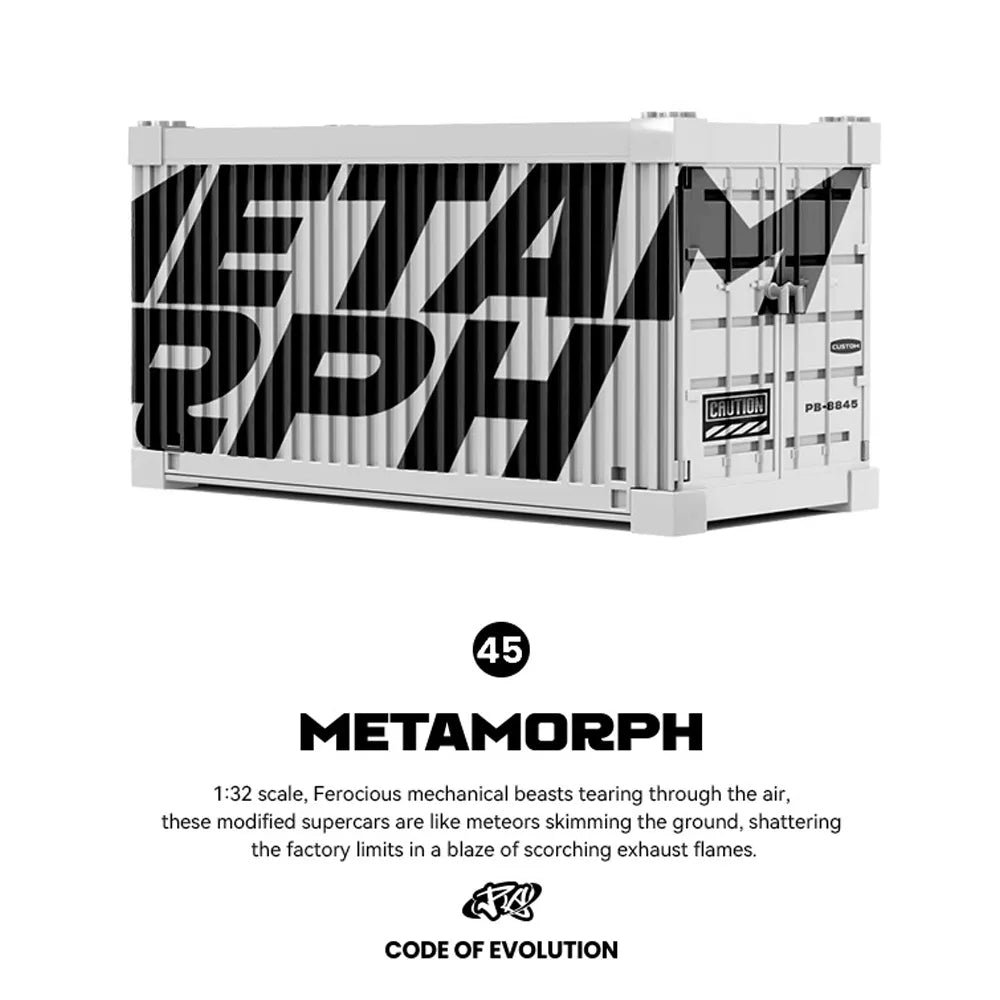 Metamorph Countach – brick-built display model made from building blocks